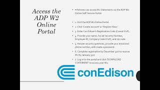 How to Access Con Edison Pay Stubs amp W2s [upl. by Him545]