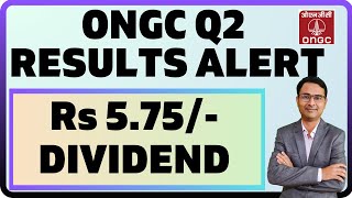 ONGC share latest dividend 2023  ONGC Q2 results [upl. by Ushijima]