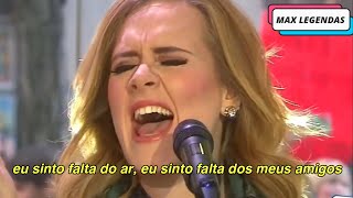 Adele  Million Years Ago Tradução Legendado Ao Vivo HD [upl. by Nemzaj]