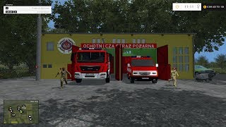 fs15 straż pożarna osp Wypadek ciężarówki [upl. by Ystap]