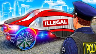 Finding all ILLEGAL Police Cars in GTA 5 [upl. by Capon313]