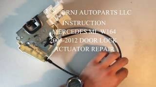 MERCEDES ML CLASS W164 20062012 DOOR LOCK ACTUATOR REPAIR KIT [upl. by Ahders713]