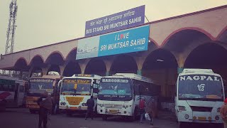 Sri Muktsar Sahib Bus Stand Punjab India [upl. by Nylasor260]