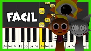 Incredibox Sprunki Phase 3 Sounds 👉 Piano Tutorial [upl. by Eiral845]