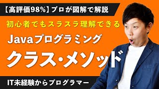 Javaプログラミングの「クラス」「メソッド」を元プログラマーがわかりやすく解説！【未経験エンジニア】【入門 14】 [upl. by Amado224]