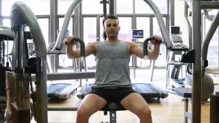 Chest Machine Wide Grip Press [upl. by Anerual]