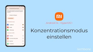 Konzentrationsmodus einstellen  Xiaomi Android 14  HyperOS 1 [upl. by Noreht]