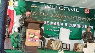 Change of Command Ceremony held at Mahanub  Gigaquit SDN [upl. by Custer]