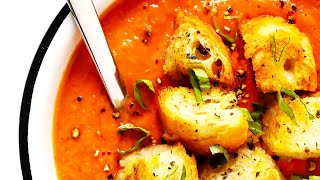 Authentic Gazpacho Recipe [upl. by Aleacin]