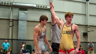 170 – Cooper Wettig G of Chicago IL vs Caden Brewer R of Avon IN [upl. by Emmet]