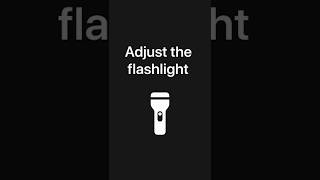 Adjust flashlight brightness on iPhone — Apple Support [upl. by Clough]