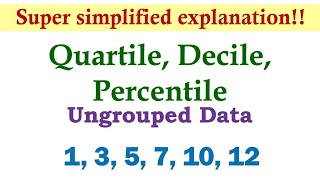 Measures of Position Ungrouped Data  Basic Statistics [upl. by Kevyn]