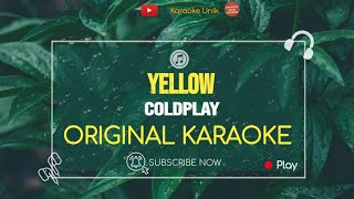 Yellow Karaoke Coldplay [upl. by Sillek]