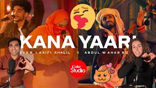 Foreigners React To Kana Yaari  Coke Studio Pakistan  Season 14 [upl. by Arocat]