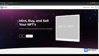 How to setup and use the NFTBOX  NFT Buy Sell and Auction tutorial [upl. by Nallak914]