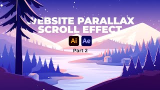 Website Parallax Scroll Effect Part 2 After Effects Tutorial [upl. by Labanna527]