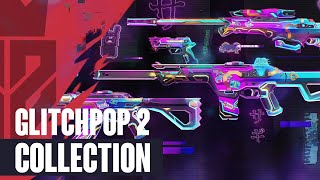 Glitchpop Skins Showcase 4K  Valorant Glitchpop Collection [upl. by Aiciruam142]