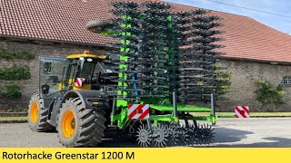 Vorstellung Rotorhacke Rollhacke Greenstar 1200 von Rotek AversAgro [upl. by Merari]