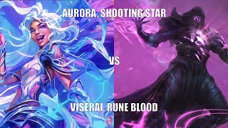 ROS Aurora Shooting Star vs Viserai Rune Blood  Flesh and Blood CC Gameplay [upl. by Atims]