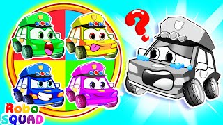 Find My Color Song 🌈😱 Meet Our Baby Brother  Nursery Rhymes  RoboSquad Kids Songs [upl. by Novello]