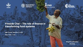 Fireside Chat – The role of finance in transforming food systems [upl. by Ilyk]