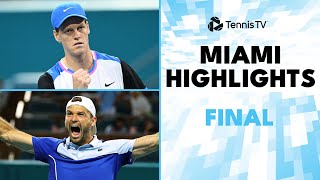 Jannik Sinner vs Grigor Dimitrov For The Title  Miami 2024 Final Highlights [upl. by Enitnelav764]