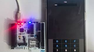 Multiple LED control using BLE on STM32WB55 [upl. by Jordans]