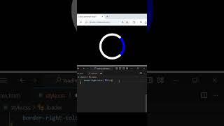 How to create loading bar using HTML and CSS shorts [upl. by Annal79]