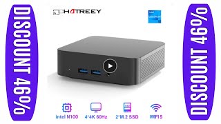 T9 Mini PC Intel Alder Lake N100 Windows11 Ultra Small Pocket Computer Dual SSD Full Function TypeC [upl. by Sacken304]