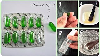 Top 5 Uses of Vitamin E Capsules for Skin amp hair Care  100 Result [upl. by Dis]