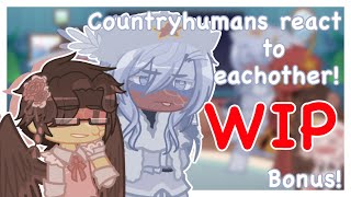 WIP Countryhumans react to eachother  GL2  My AU  Ships  spacylunary [upl. by Enamrej]