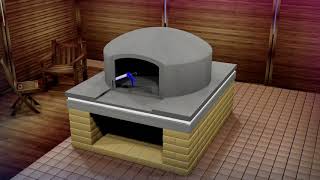 Outdoor Pizza Oven Construction  Vitcas Pompeii WoodFired Oven [upl. by Noyes]