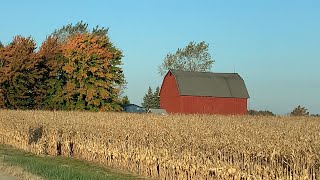 Farms And Barns Along M46 Between Sandusky And Saginaw Michigan Enjoy [upl. by Norahc895]