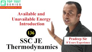 Introduction Available and Unavailable Energy in Hindi Thermodynamics SSC JE Classes 136 Mechanical [upl. by Prudy]