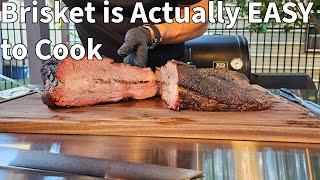 Brisket is Actually Easy to Cook  How to Cook a Juicy amp Tender Brisket in an Offset Smoker [upl. by Brindle375]