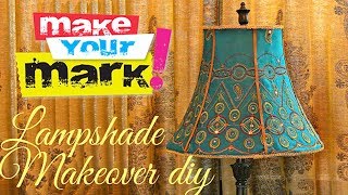 How to Fancy Lampshade Makeover DIY [upl. by Dlopoel]