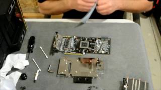 Installing an EK waterblock on a GTX 970 for the Core V51 Mod [upl. by Reteid439]