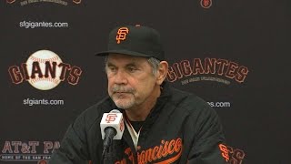 ARISF Bochy discusses tough loss to Dbacks [upl. by Anirtal]