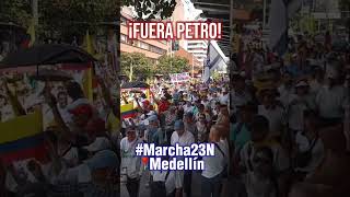 FueraPetro Marcha23N Medellín [upl. by Allix]