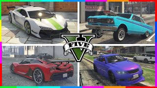 UBICACIONES de Coches en GTA 5 Modo Historia Autos de LUJO GRATIS en GTA V [upl. by Anoi]