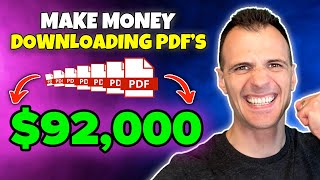 How I Made 92000 Using FREE PDFs As a Total Beginner  Make Money Online [upl. by Lenz]