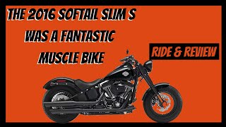 THE SOFTAIL SLIM S IS THE QUINTESSENTIAL HARLEY  2016 SOFTAIL SLIM S REVIEW AND TEST RIDE [upl. by Aninad]