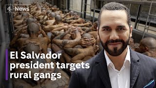 El Salvador president promises crackdown on gangs in rural areas [upl. by Annahc]