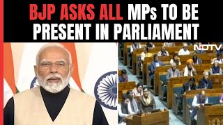 PM Modi Speech  BJP Issues Whip To Its Lok Sabha MPs To Be Present In House Today [upl. by Sicard]