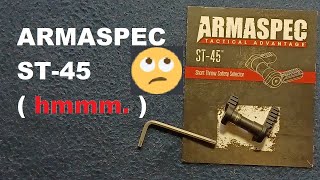 ARMASPEC ST45 Short Throw Safety Selector drop in [upl. by Amery]