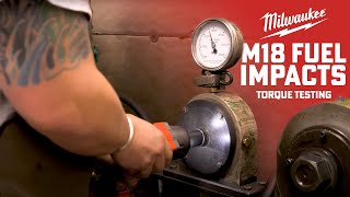 Torque Testing 4 New M18 FUEL Impact Wrenches from Milwaukee Tool [upl. by Catherin10]