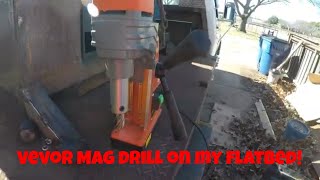 How Vevor Mag Drill Transformed My Work Truck With An Air Compressor [upl. by Heid945]