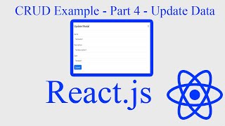 How to create a CRUD in React  Example with Modal  Part 4  Update Data [upl. by Heiney]