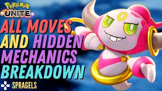 Hoopa All Moves amp Hidden Mechanics Gameplay Breakdown  Pokemon Unite [upl. by Gradey]