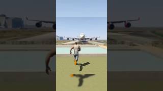 Franklin House on Aeroplane 😂 Indian Bikes Driving 3D gaming shorts subscribe [upl. by Otrevire]